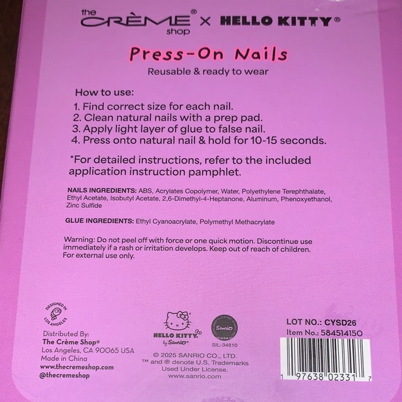 🆕-Hello Kitty Halloween Press-On Nails - Picture 4 of 6